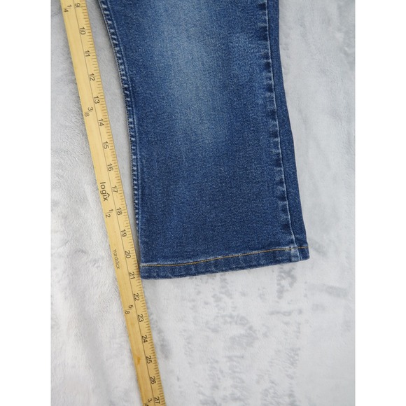 Levi's 517 Flare Jeans Women's 16.5 Plus Blue Denim Bootcut Stretch - Picture 6 of 9